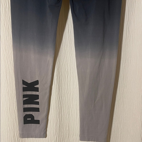 PINK Victoria's Secret Black to Gray Gradient Leggings - Picture 8 of 9